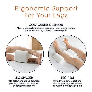 Cheer Collection Memory Foam Knee Pillow