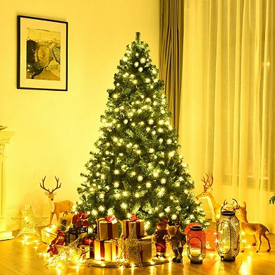 7FT PVC Artificial Christmas Tree with LED Illumination