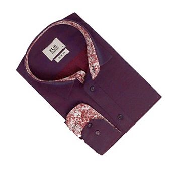 Elie Balleh Slim Fit Mens Trendy Button-Down Shirt