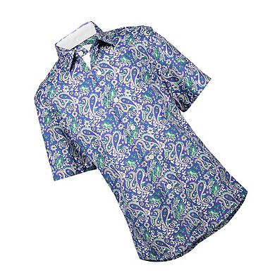 Elie Balleh Boys Slim Fit Paisley Shirt
