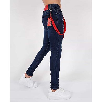 Elie Balleh Rugged Ripped Skinny Jeans for Men