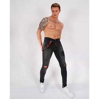 Elie Balleh Classic Wash Skinny Jeans for Men