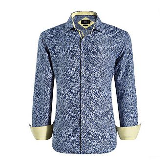Elie Balleh Slim Fit Mens Floral Button-Down Shirt