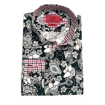 Elie Balleh Boys Slim Fit Paisley Dress Shirt