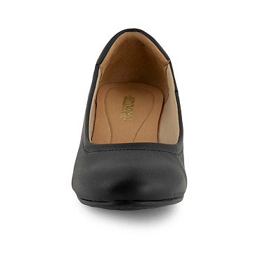 Andrea Women's Leather Wedge Loafers 62604