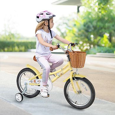 Kids Bicycle with Basket and Bell