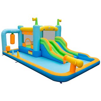 Inflatable Water Slide for Kids Ages 3 to 10 with 735W Blower