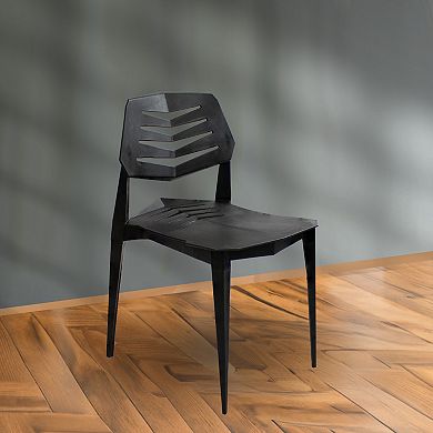 Sunnydaze Matisse Polypropylene Outdoor Dining Chair