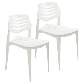 Sunnydaze Matisse Polypropylene Outdoor Dining Chair