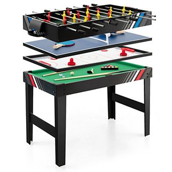 4 in 1 Multi Game Table with Pool and Billiards