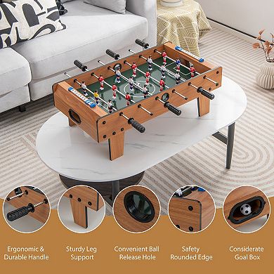 27-Inch Mini Foosball Table Top Soccer Game