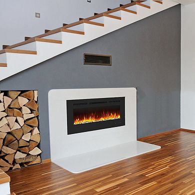 iHomeadore 50" Wall-Mount and Insert Adjustable Electric Fireplace with Remote
