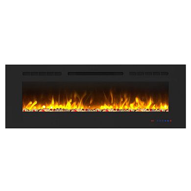 iHomeadore 50" Wall-Mount and Insert Adjustable Electric Fireplace with Remote