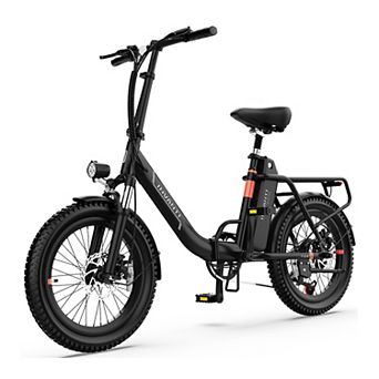5TH WHEEL TIDE 2 Folding Utility Electric Bike - 20" Fat Tire, 1000W Peak, 330 lbs Capacity, 20 MPH