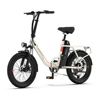 5TH WHEEL TIDE 2 Folding Utility Electric Bike - 20" Fat Tire, 1000W Peak, 330 lbs Capacity, 20 MPH