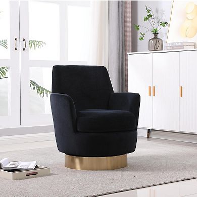 Velvet Swivel Accent Chairs for Living Room