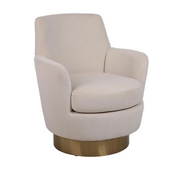 Velvet Swivel Accent Chairs for Living Room