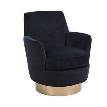 Velvet Swivel Accent Chairs for Living Room