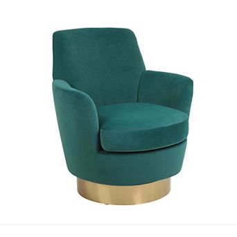 Velvet Swivel Accent Chairs for Living Room