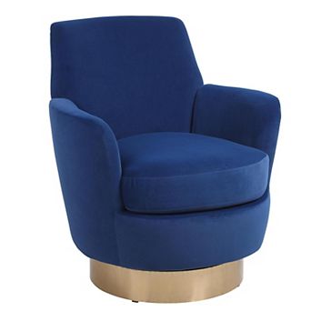 Velvet Swivel Accent Chairs for Living Room