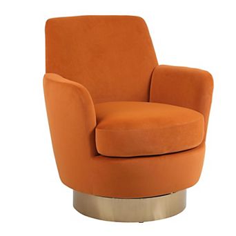Velvet Swivel Accent Chairs for Living Room