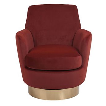 Velvet Swivel Accent Chairs for Living Room