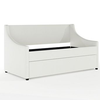 Martha Stewart Daybed with Rear Siderail and Pull-Out Trundle