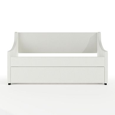 Martha Stewart Daybed with Rear Siderail and Pull-Out Trundle