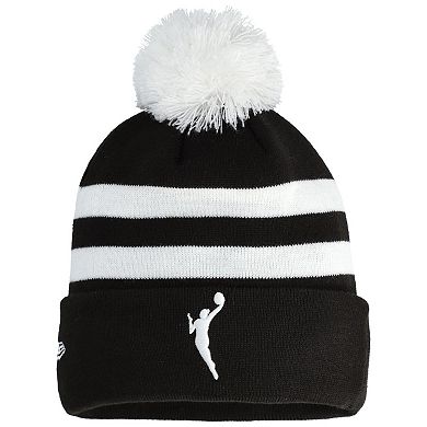 Unisex New Era Black Chicago Sky Core Cuffed Knit Hat with Pom