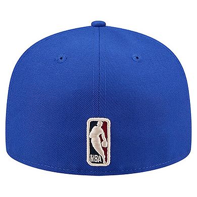Men's New Era Blue Cleveland Cavaliers Core Logo 59FIFTY Fitted Hat