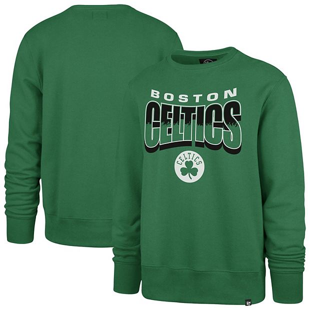 Unisex '47 Kelly Green Boston Celtics Brush By Headline Crewneck
