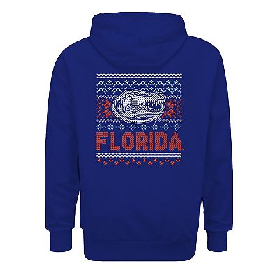 Youth Royal Florida Gators Classic Holiday Sweater Hoodie
