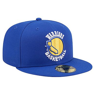 Men's New Era Royal Golden State Warriors Core Logo 59FIFTY Fitted Hat