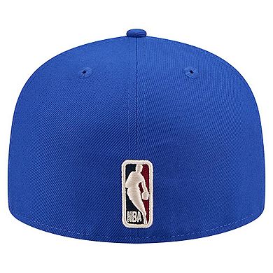 Men's New Era Royal Golden State Warriors Core Logo 59FIFTY Fitted Hat