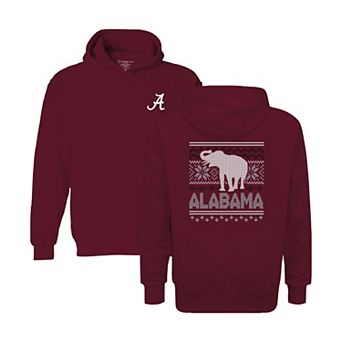 Youth Cardinal Alabama Crimson Tide Classic Holiday Sweater Hoodie