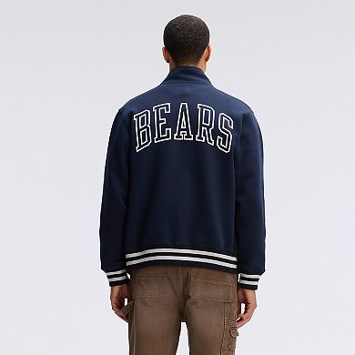 Fanatics Navy Chicago Bears IconicFleece Full-Zip Jacket