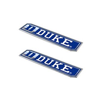 Logo Brands Duke Blue Devils 2-Pack Embossed Truck Emblem Set