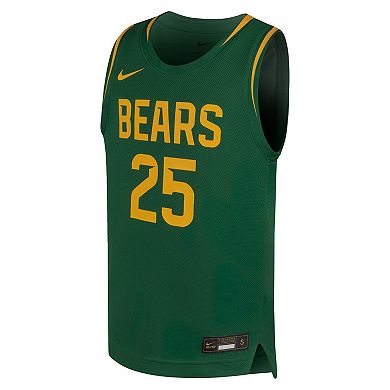 Youth Nike #25 Forest Green Baylor Bears Replica Basketball Jersey