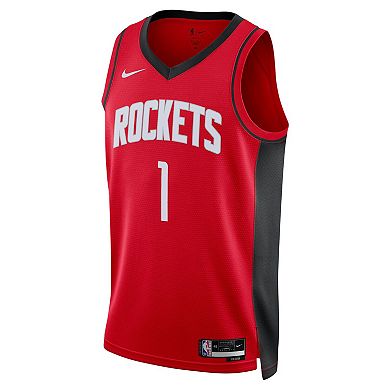 Unisex Nike Amen Thompson Red Houston Rockets Swingman Player Jersey - Icon Edition