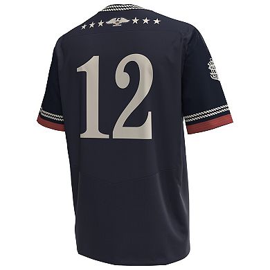 Men's Under Armour Navy Navy Midshipmen 250th Anniversary Uniform Sideline Collection Replica Jersey