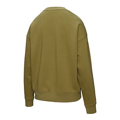 Women's Mitchell & Ness Hunter Green New York Rangers Fleece Sweatshirt