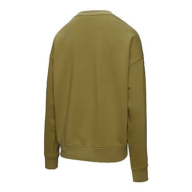 Women's Mitchell & Ness Hunter Green Boston Bruins Fleece Sweatshirt