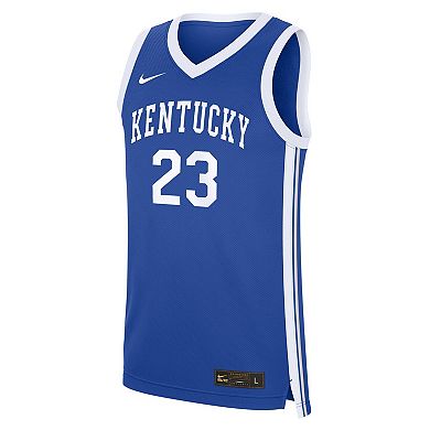 Men's Nike Anthony Davis Royal Kentucky Wildcats Road Replica Basketball Jersey