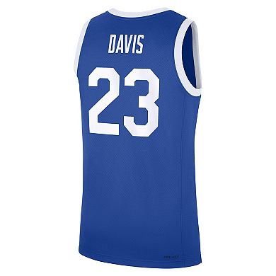 Men's Nike Anthony Davis Royal Kentucky Wildcats Road Replica Basketball Jersey