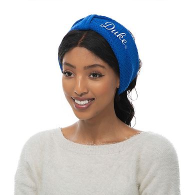 ZooZatz Duke Blue Devils Knit Bow Headband & Mittens Bundle