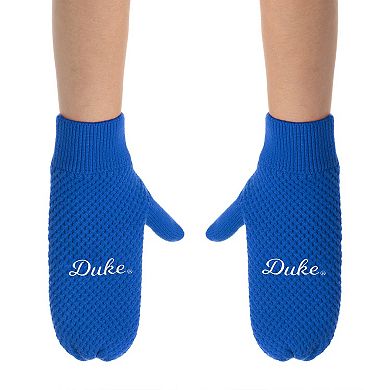 ZooZatz Duke Blue Devils Knit Bow Headband & Mittens Bundle