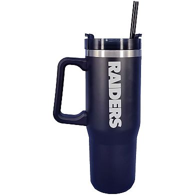 Pegasus Las Vegas Raiders 60" x 70" Logo Blanket and 30oz Stainless Steel Tumbler Combo
