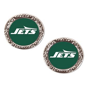 WinCraft New York Jets Logo Round Post Earrings