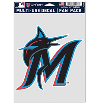 WinCraft Miami Marlins 7.75" x 5.75" Multi-Use Team Decal