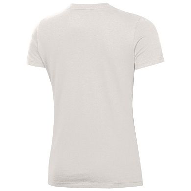 Women's Under Armour Stone Navy Midshipmen 250th Anniversary Uniform Sideline Collection T-Shirt